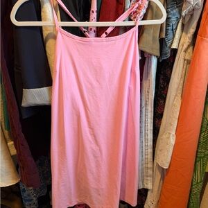 all in motion Pink Spaghetti-Strap Slip Tank